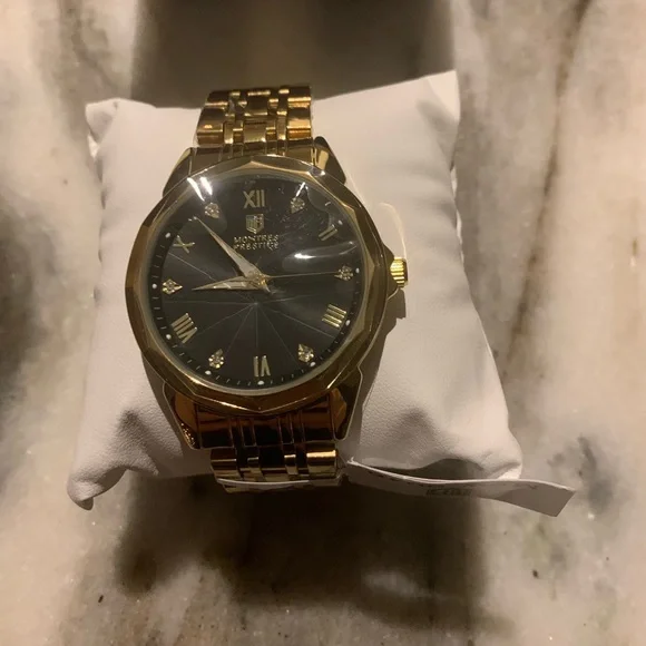 Invicta Gold and Black Timepiece - Picture 2 of 5